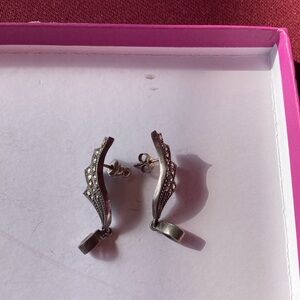 Marcasite dangling earrings